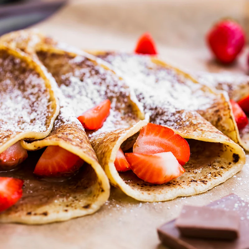 Crêpe Confiture de fraise