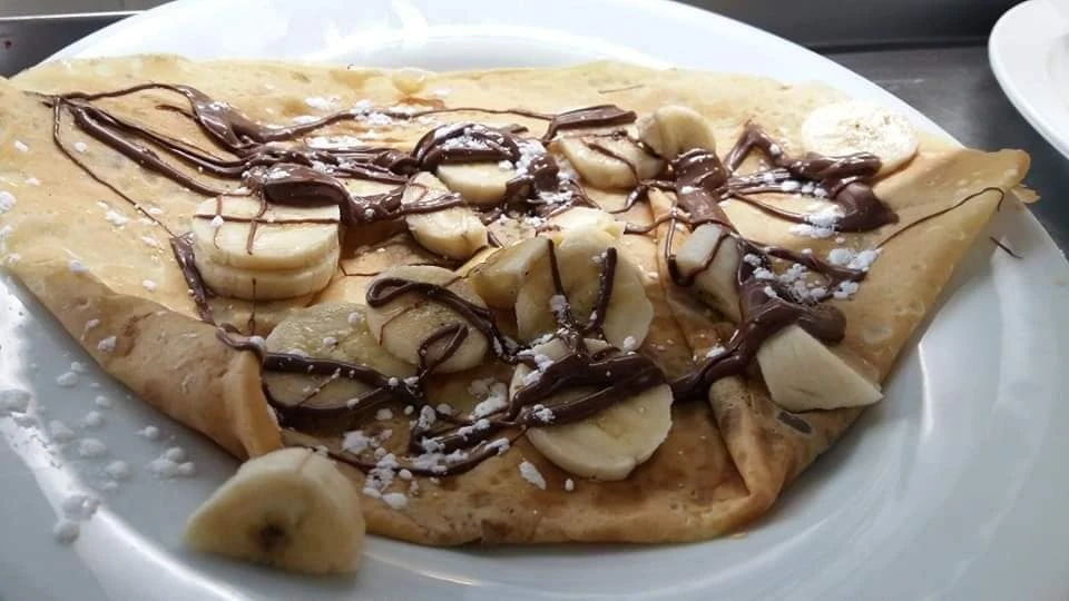 Crêpe Nutella banane crème fouettée